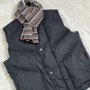 St. John’s Bay Men’s Sz L Down Puffer Vest Grey Zip Packets Camp Outdoor Unisex